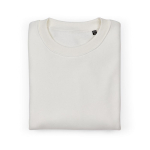 Sweat en coton biologique unisexe oversize 340 g/m² Whitehaven couleur blanc deuxième vue frontale