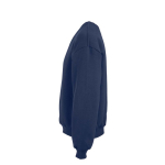 Sweat en coton biologique unisexe oversize 340 g/m² Whitehaven couleur bleu marine troisième vue