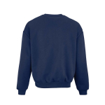 Sweat en coton biologique unisexe oversize 340 g/m² Whitehaven couleur bleu marine vue arrière