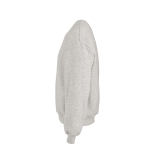 Sweat en coton biologique unisexe oversize 340 g/m² Whitehaven couleur gris clair chiné troisième vue