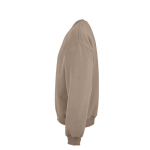 Sweat en coton biologique unisexe oversize 340 g/m² Whitehaven couleur marron clair troisième vue