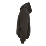 Sweat unisexe oversize 340 g/m² en coton et polyester recyclé Ericeira couleur lilas troisième vue