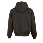 Sweat unisexe oversize 340 g/m² en coton et polyester recyclé Ericeira couleur lilas vue arrière