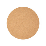 Set de table rond en liège fabriqué en Europe couleur naturel vue arrière