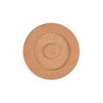 Dessous de plat en liège double couche 2 en 1 fabriqué en Europe couleur naturel deuxième vue frontale