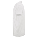 Polo unisexe en coton biologique à manches courtes 160 g/m² Ipanema couleur blanc troisième vue