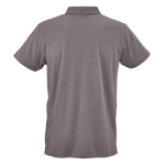 Polo unisexe en coton biologique à manches courtes 160 g/m² Ipanema couleur gris vue arrière