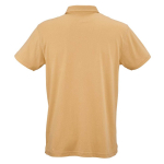 Polo unisexe en coton biologique à manches courtes 160 g/m² Ipanema couleur jaune vue arrière