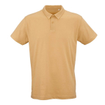 Polo unisexe en coton biologique à manches courtes 160 g/m² Ipanema couleur jaune vue frontale