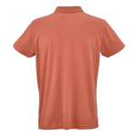 Polo unisexe en coton biologique à manches courtes 160 g/m² Ipanema couleur orange vue arrière
