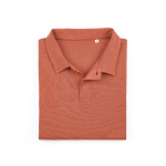 Polo unisexe en coton biologique à manches courtes 160 g/m² Ipanema couleur orange deuxième vue frontale