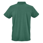 Polo unisexe en coton biologique à manches courtes 160 g/m² Ipanema couleur vert foncé vue arrière