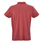 Polo unisexe en coton biologique à manches courtes 160 g/m² Ipanema couleur orange foncé vue arrière