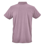 Polo unisexe en coton biologique à manches courtes 160 g/m² Ipanema couleur lilas vue arrière
