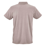 Polo unisexe en coton biologique à manches courtes 160 g/m² Ipanema couleur gris taupe vue arrière