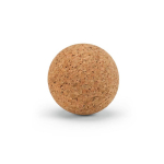 Balle en liège compact pour étirements et soulagement musculaire couleur naturel