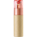 Set de crayons en bois FSC dans un tube en carton avec taille-crayon couleur rouge première vue