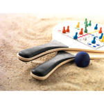 Raquettes de plage en bois FSC avec jeux de plateau et balle septième vue