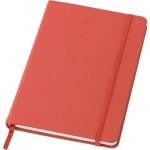 Carnet A5 en PU recyclé avec fermeture élastique et pages blanches deuxième vue
