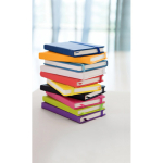 Carnet A6 en PU recyclé avec fermeture élastique, pages lignées sixième vue