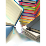 Carnet A6 en PU recyclé avec fermeture élastique, pages lignées neuvième vue