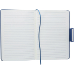 Set carnet A5 en cuir synthétique avec stylo et feuilles lignées sixième vue