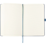 Carnet A5 à couverture en carton recyclé, pages lignées deuxième vue