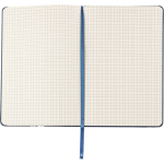 Carnet A5 en similicuir avec fermeture élastique, pages quadrillées dixième vue