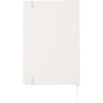 Carnet A5 en similicuir avec fermeture élastique, pages quadrillées quatrième vue