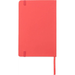 Carnet A5 en similicuir avec fermeture élastique, pages quadrillées septième vue