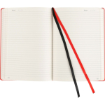 Carnet en carton A5 avec fermeture élastique et pages lignées quatrième vue