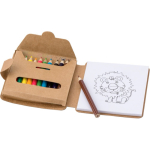 Kit de coloriage avec crayons de couleur et dessins pour enfants quatrième vue