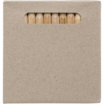 Set de crayons en bois FSC en boîte en carton avec 12 couleurs troisième vue