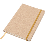 Carnet A5 en cuir synthétique aspect liège avec pages lignées troisième vue