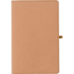 Carnet A5 en kraft lavé à couverture souple, pages lignées couleur marron deuxième vue