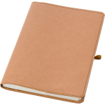 Carnet A5 en kraft lavé à couverture souple, pages lignées première vue