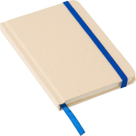 Carnet A6 en carton recyclé avec marque-page et pages lignées troisième vue