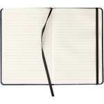 Carnet A5 en toile denim au style décontracté, avec pages lignées deuxième vue