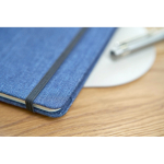 Carnet A5 en toile denim au style décontracté, avec pages lignées septième vue