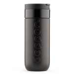 Gobelet isotherme en inox avec mécanisme anti-goutte Dopper 400 ml couleur noir septième vue