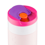 Gobelet isotherme en inox avec mécanisme anti-goutte Dopper 400 ml couleur rose première vue