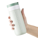 Gobelet isotherme en inox avec mécanisme anti-goutte Dopper 400 ml couleur vert forêt deuxième vue