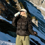 Gobelet isotherme en inox avec mécanisme anti-goutte Dopper 400 ml couleur vert forêt quatrième vue