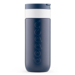 Gobelet isotherme en inox avec mécanisme anti-goutte Dopper 400 ml couleur bleu marine cinquième vue