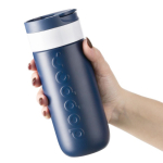 Gobelet isotherme en inox avec mécanisme anti-goutte Dopper 400 ml couleur bleu marine sixième vue