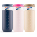 Gobelet isotherme en inox avec mécanisme anti-goutte Dopper 400 ml couleur marron clair sixième vue