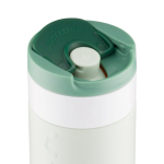 Mug isotherme de voyage en inox, couvercle rabattable Dopper 300 ml couleur vert forêt troisième vue