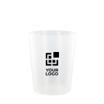 Petit gobelet en plastique réutilisable fabriqué en Europe 120 ml