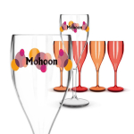 Coupe de champagne réutilisable Tritan® fabriquée dans l’UE 160 ml couleur transparent