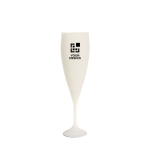 Flûte à champagne réutilisable biocomposite fabriquée en Europe 140 ml